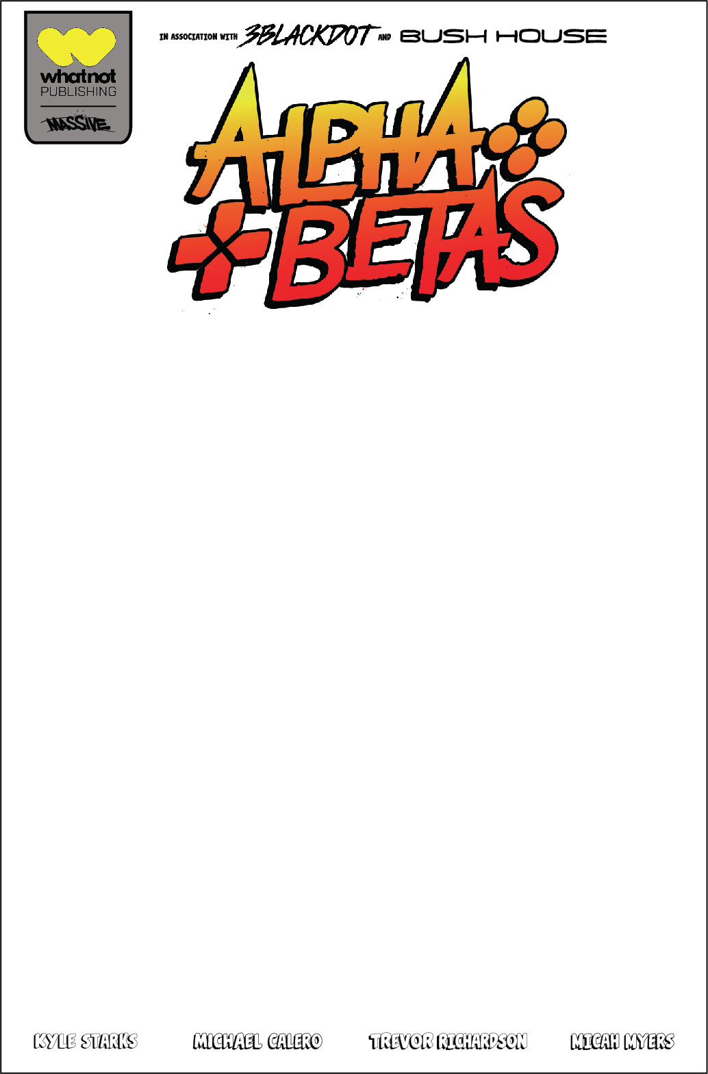 Alpha Betas #1 Cover E Blank Sketch Variant (Mature) (Of 4)