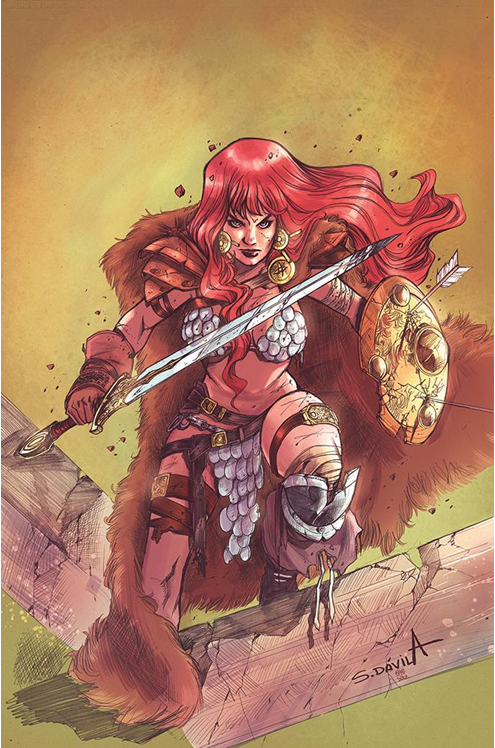 Red Sonja The Superpowers #5 25 Copy Davila Virgin Incentive