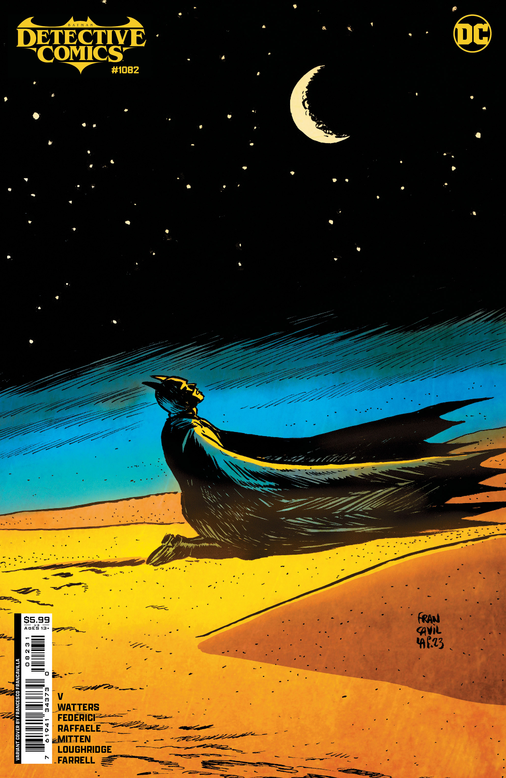 Detective Comics #1082 Cover C Francesco Francavilla Card Stock Variant