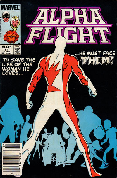 Alpha Flight #11 [Newsstand]-Near Mint (9.2 - 9.8)