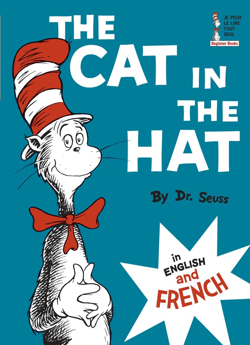 The Cat In The Hat In English And French (Hardcover Book)