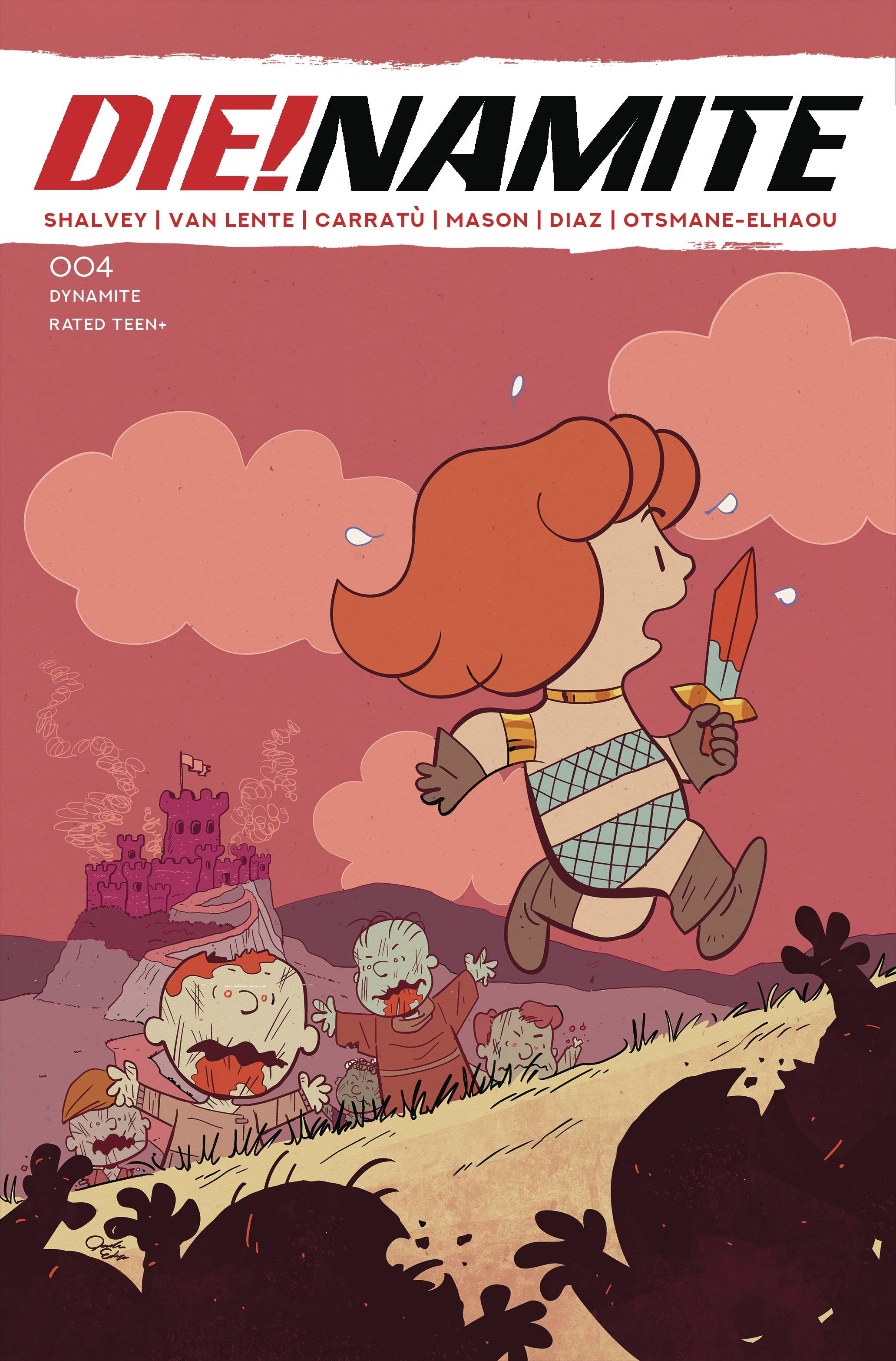 Die!namite #4 Cover H Peanuts Homage Last Call Bonus