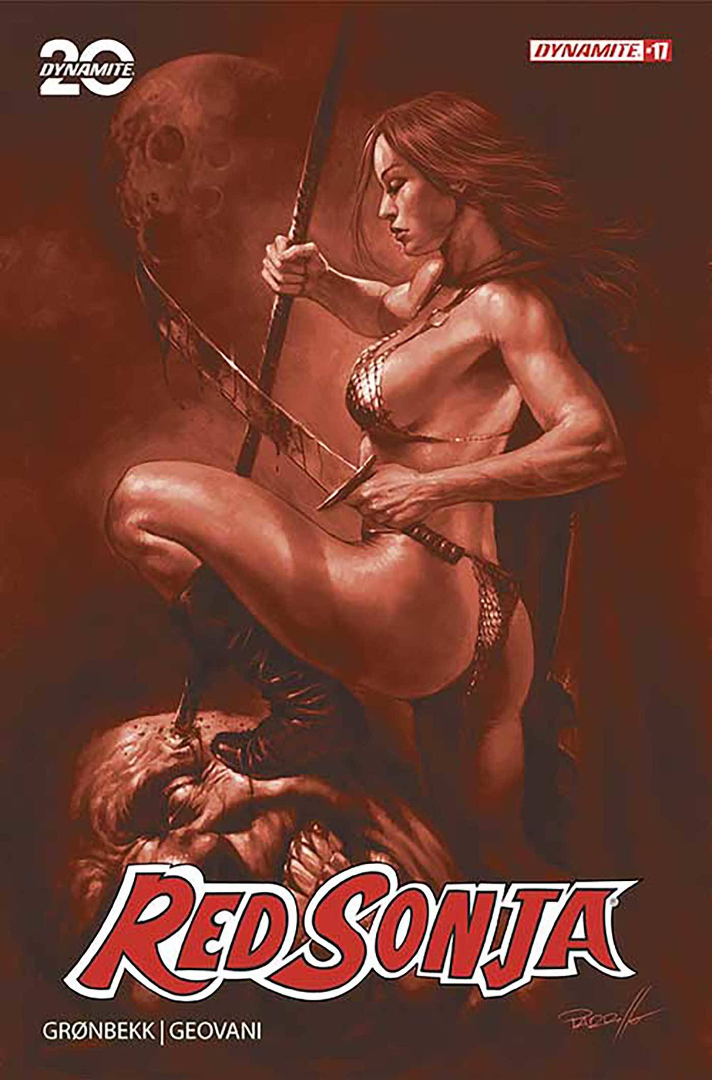 Red Sonja 2023 #18 Cover O 1 for 7 Incentive Parrillo Tint