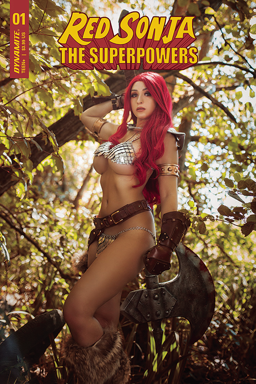 Red Sonja The Superpowers #1 Cover E Lyons Cosplay