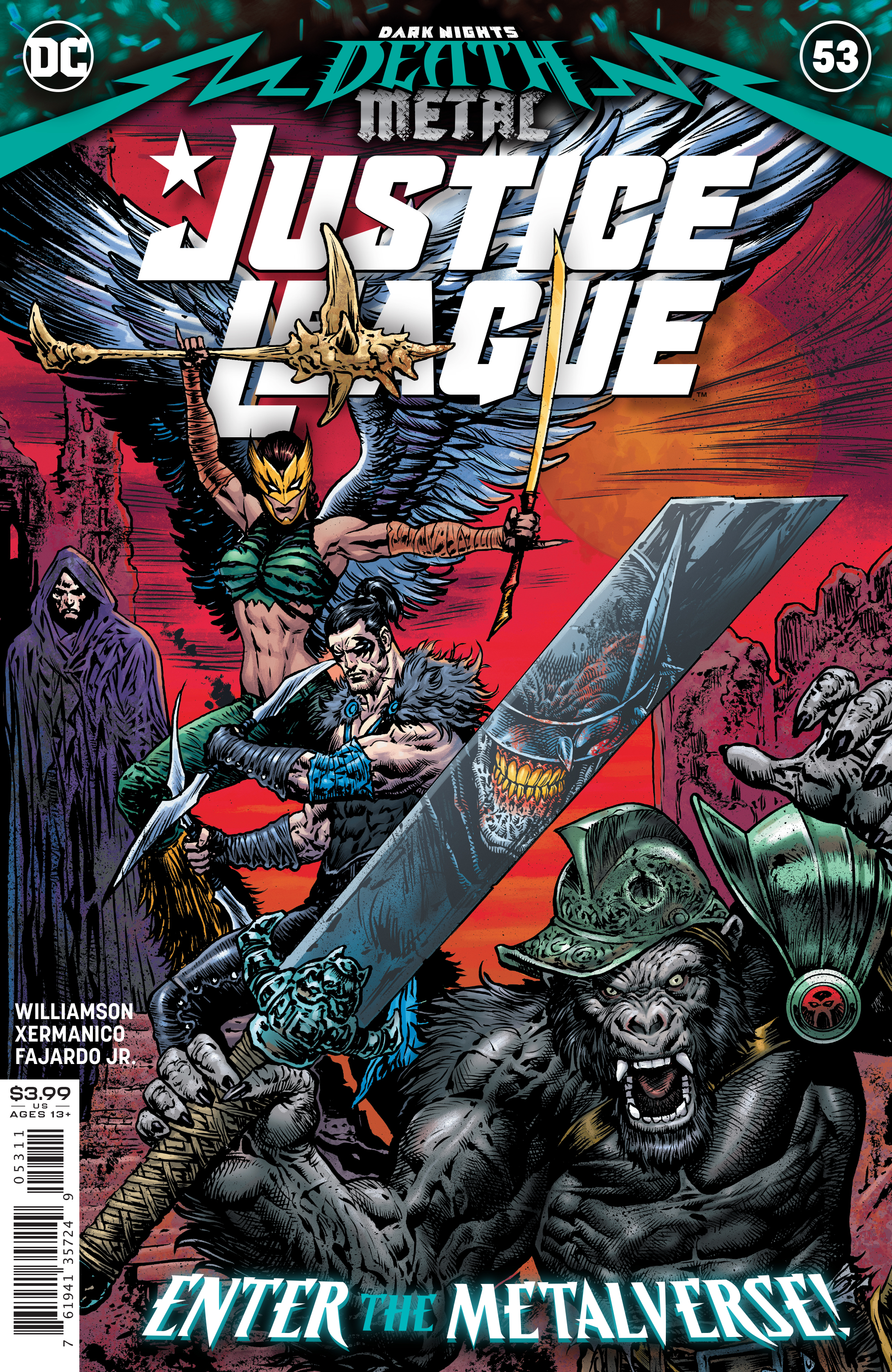 Justice League #53 Cover A Liam Sharp (Dark Nights Death Metal) (2018)