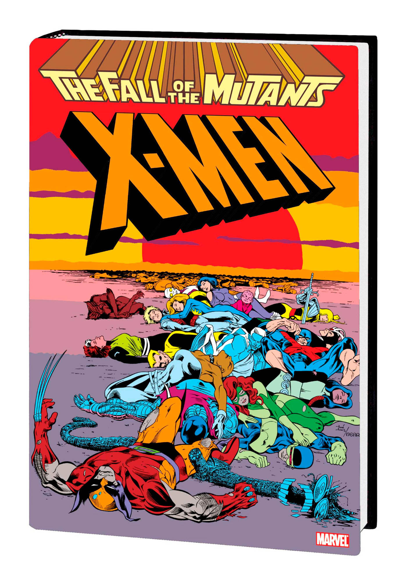 X-Men Fall of Mutants Omnibus Hardcover Davis Cover (Mature)