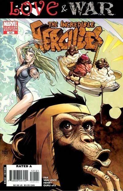 Incredible Hercules #121 [Marvel Apes Variant Edition]-Near Mint (9.2 - 9.8)