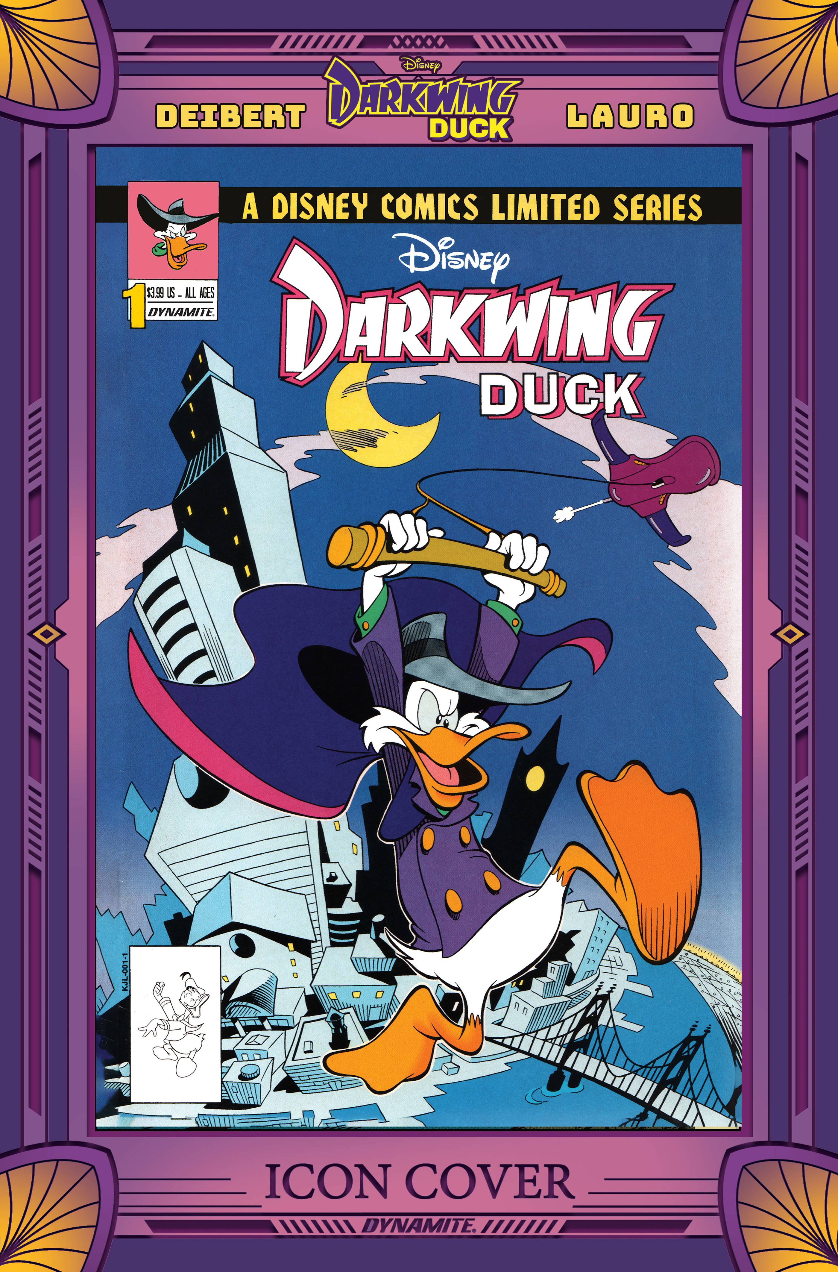 Darkwing Duck #1 Cover H 10 Copy Incentive Moore Modern Icon 1991