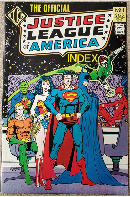 Justice League of America Index #1 (Icg 1986) Vf+/Nm 9.0