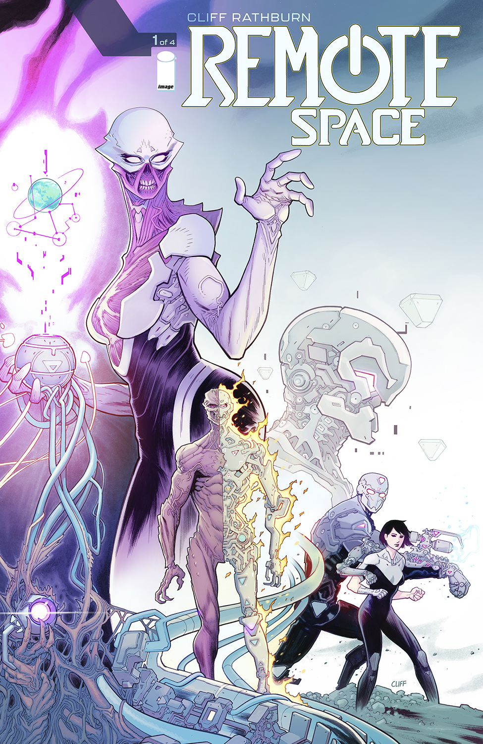 Remote Space #1 Cover A Cliff Rathburn Wraparound (Of 4)