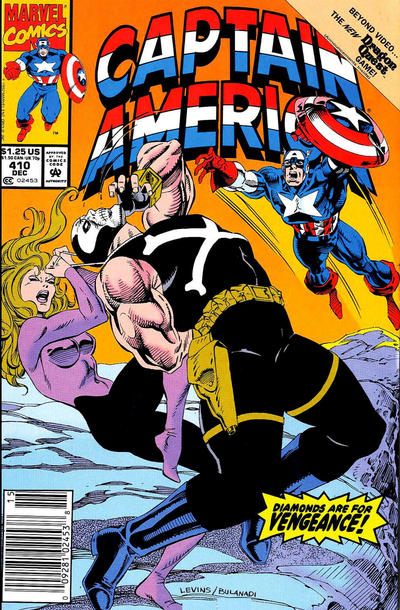 Captain America #410 [Newsstand]-Fine 