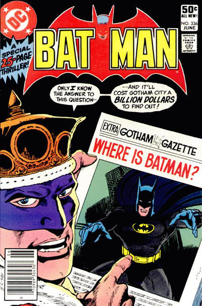 Batman #336 [Newsstand]
