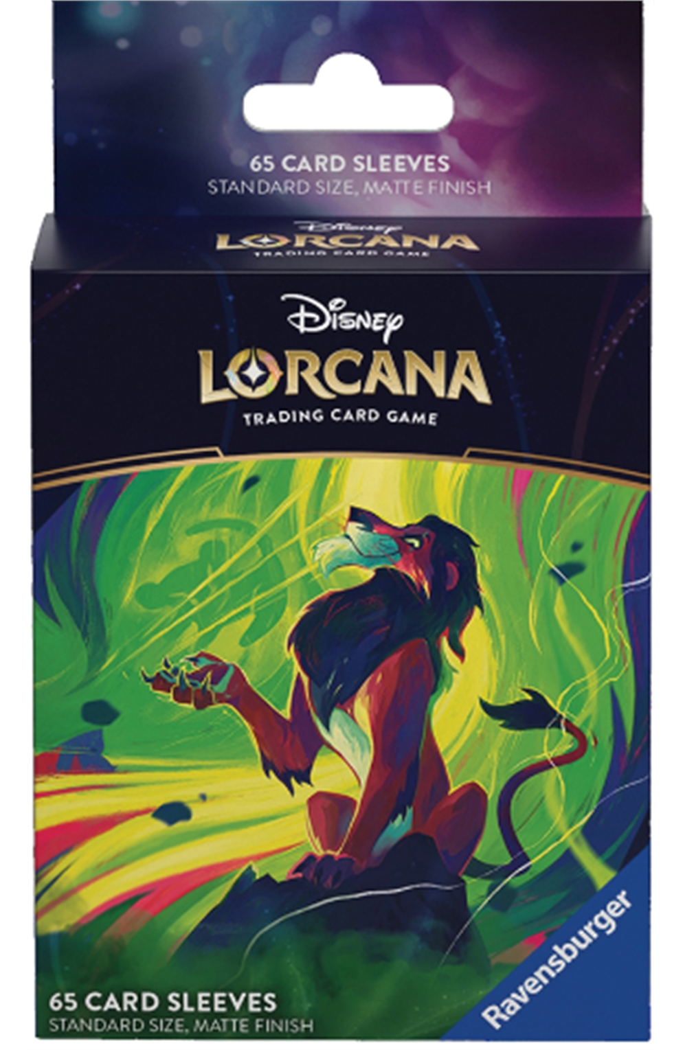 Disney Lorcana TCG: Azurite Sea Card Sleeves Scar