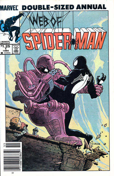 Web of Spider-Man Annual #1 [Newsstand]-Very Good (3.5 – 5)