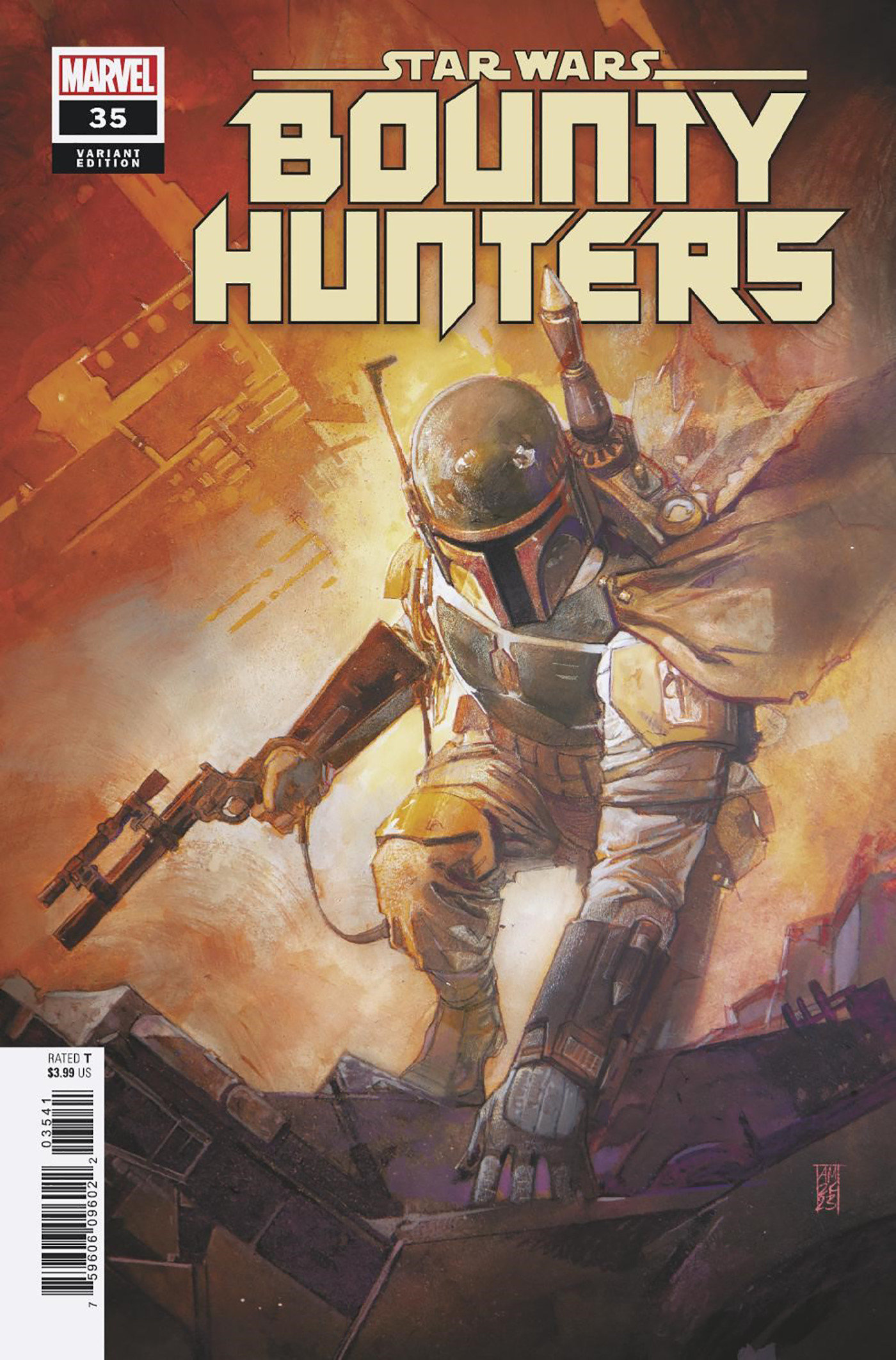 Star Wars: Bounty Hunters #35 Alex Maleev Boba Fett Variant