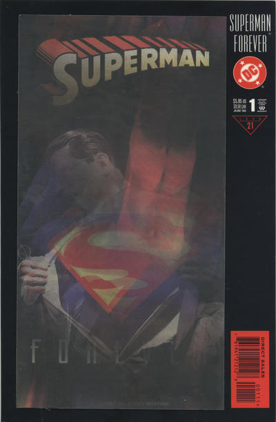 Superman Forever #1 [Lenticular Cover - Direct Sales]-Fine/ Very Fine