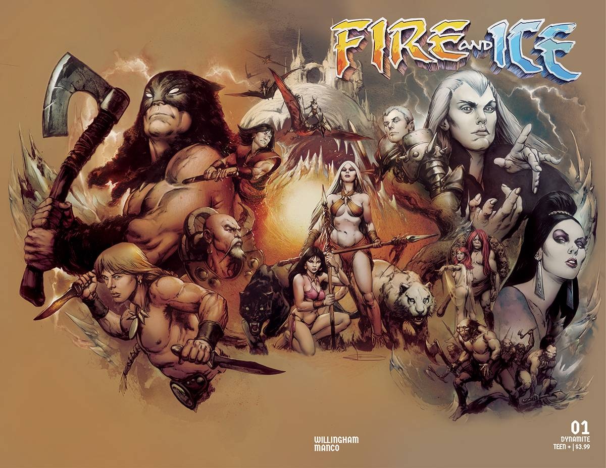 Fire And Ice #1 Cover Y 5 Copy Last Call Incentive Manco Wrap