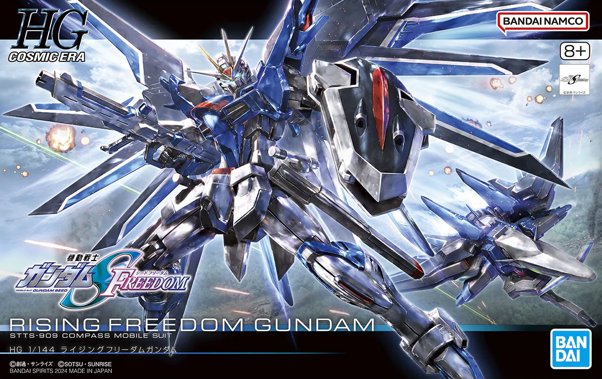 Gundam Seed Freedom Rising Freedom Gundam Hg 1/144 Mdl Kit 