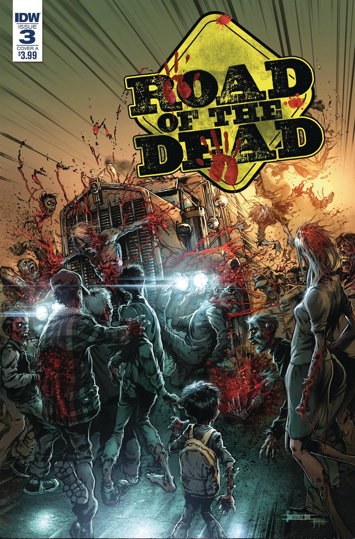 Road of the Dead Highway To Hell #3 Cover A Santiperez