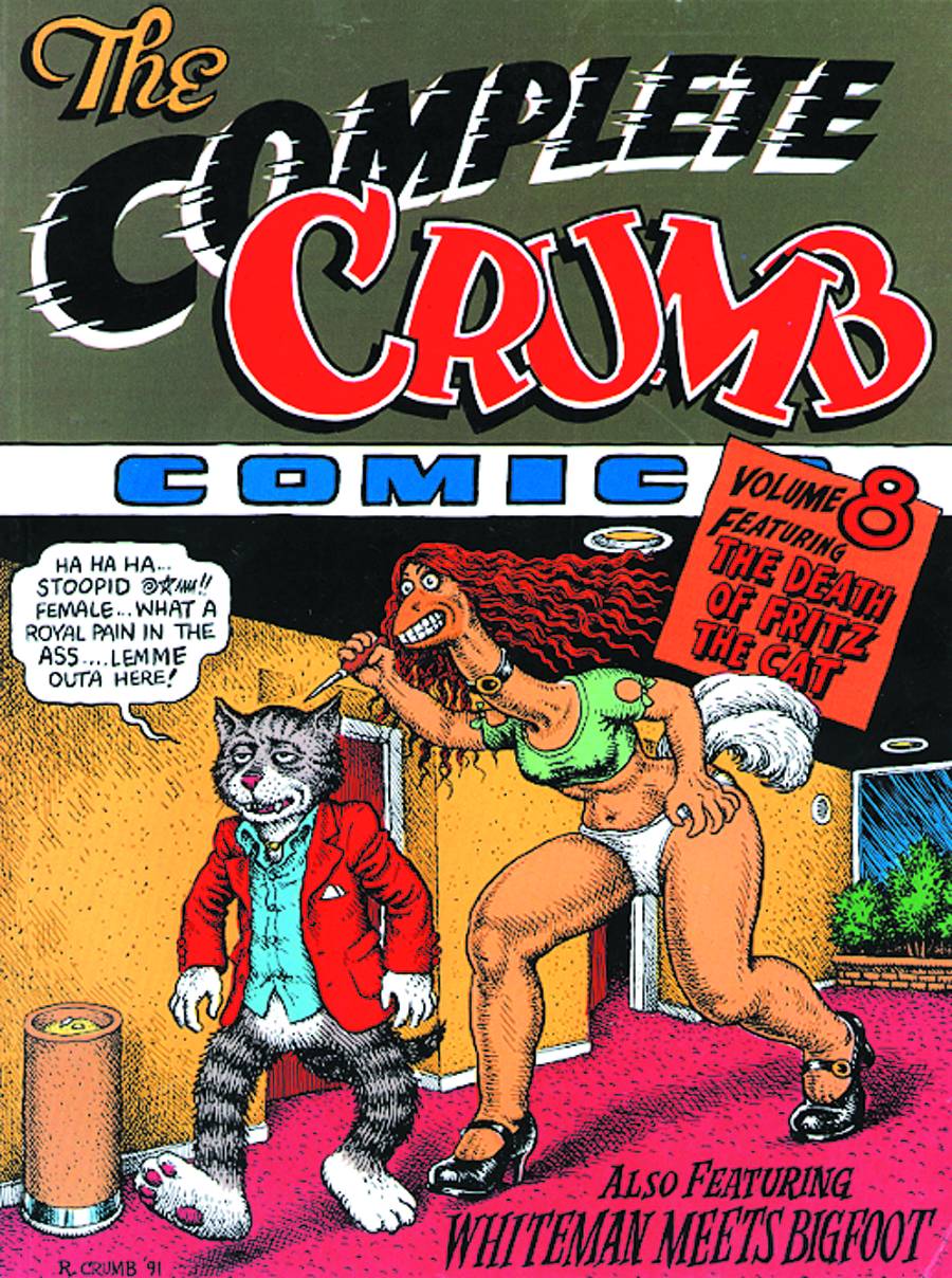 Complete Crumb Comics Graphic Novel Volume 8 Death Fritz Cat (New Printing)