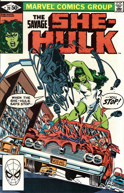 The Savage She-Hulk #20 [Direct](1980)-Very Fine (7.5 – 9)