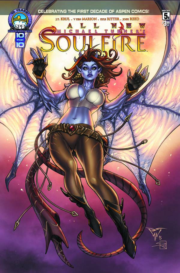 All New Soulfire #5 Direct Market Cover B