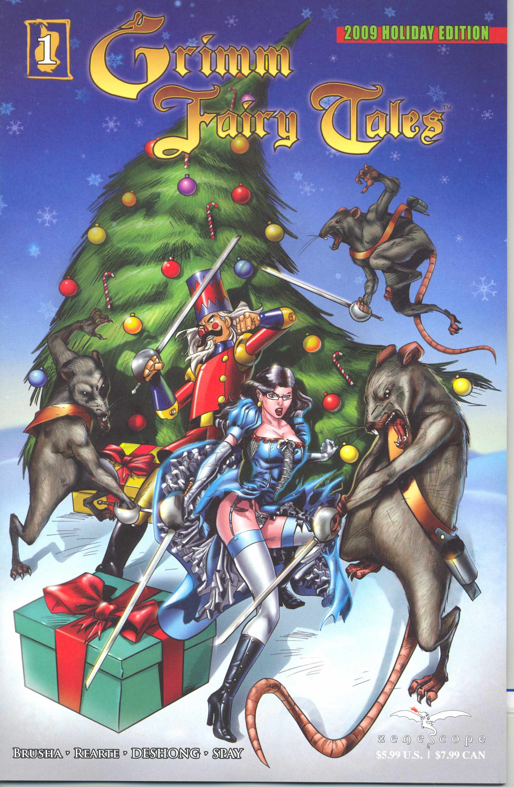 Giant-Size Grimm Fairy Tales Volume 2 2009 Holiday Edition B Cover Garcias