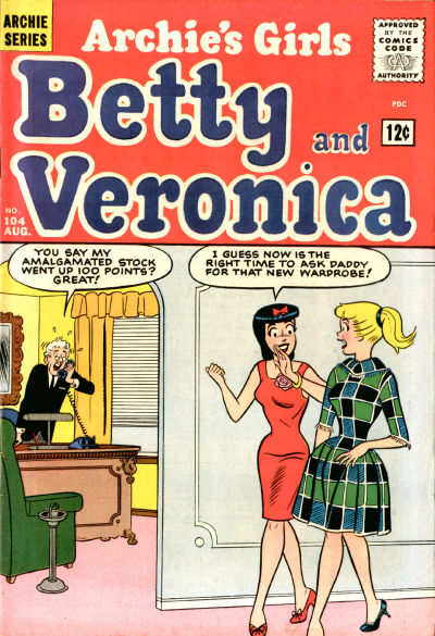 Archie's Girls Betty And Veronica #104 - G/Vg