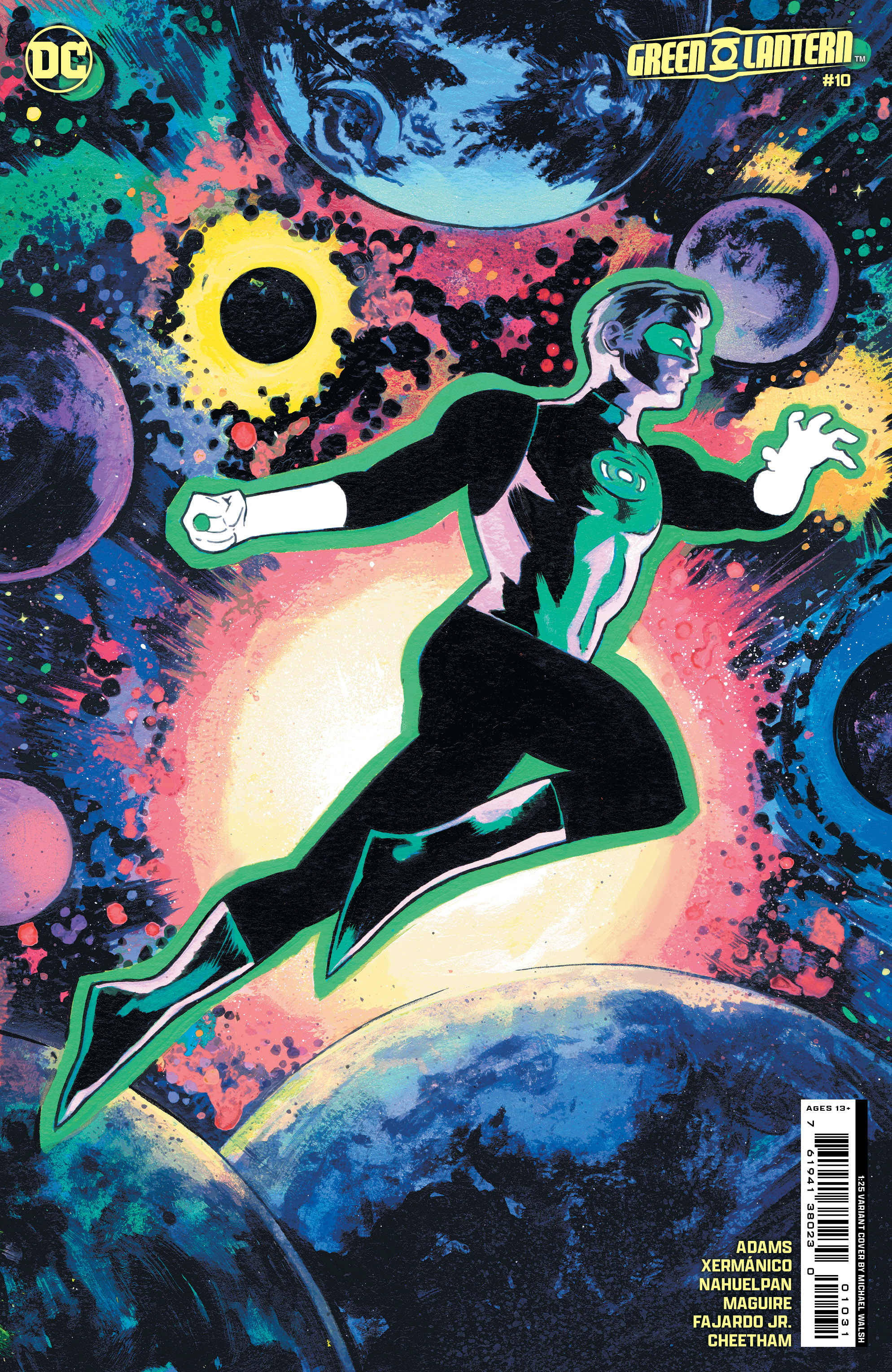 Green Lantern #10 Cover D 1 for 25 Incentive Michael Walsh Card Stock Variant (House of Brainiac)
