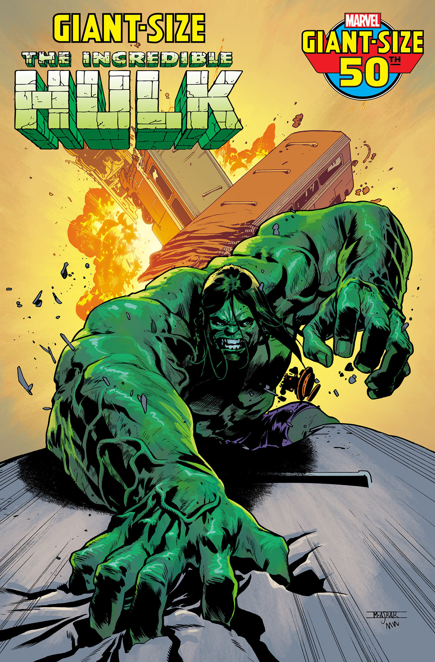 Giant-Size Hulk #1 Mahmud Asrar Variant 1 for 25 Incentive