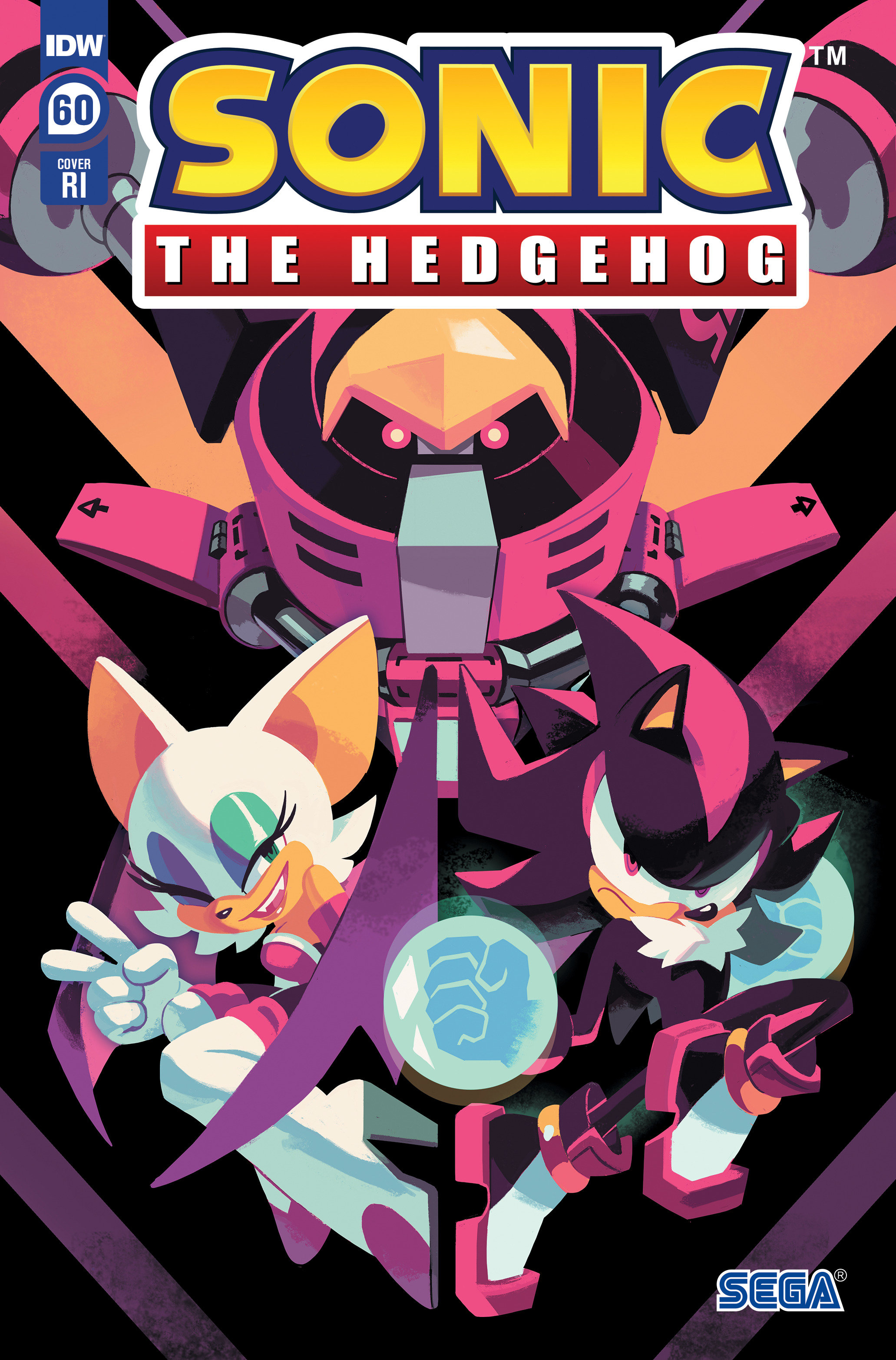 Sonic the Hedgehog #60 Cover C 1 for 10 Incentive Fourdraine
