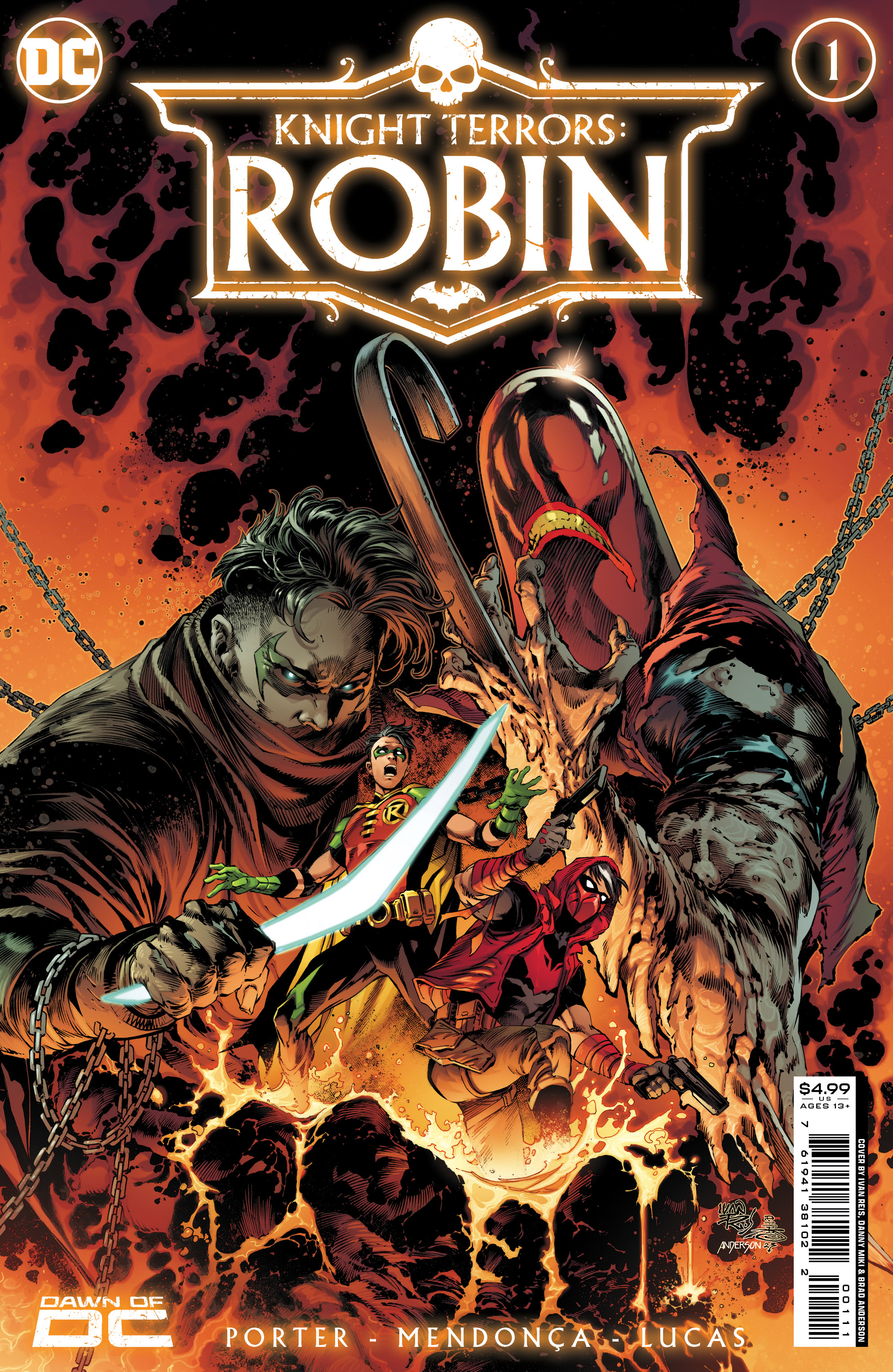 Knight Terrors Robin #1 Cover A Ivan Reis (Of 2)