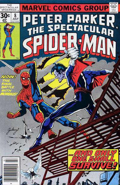 The Spectacular Spider-Man #8 [30¢](1976)-Fine (5.5 – 7)