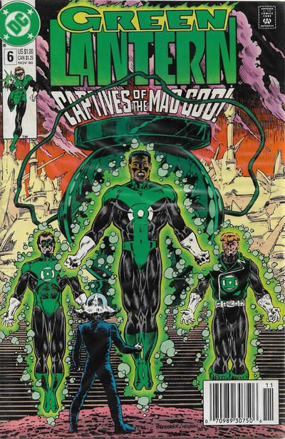 Green Lantern #6 (1990) [Newsstand]-Very Good (3.5 – 5)