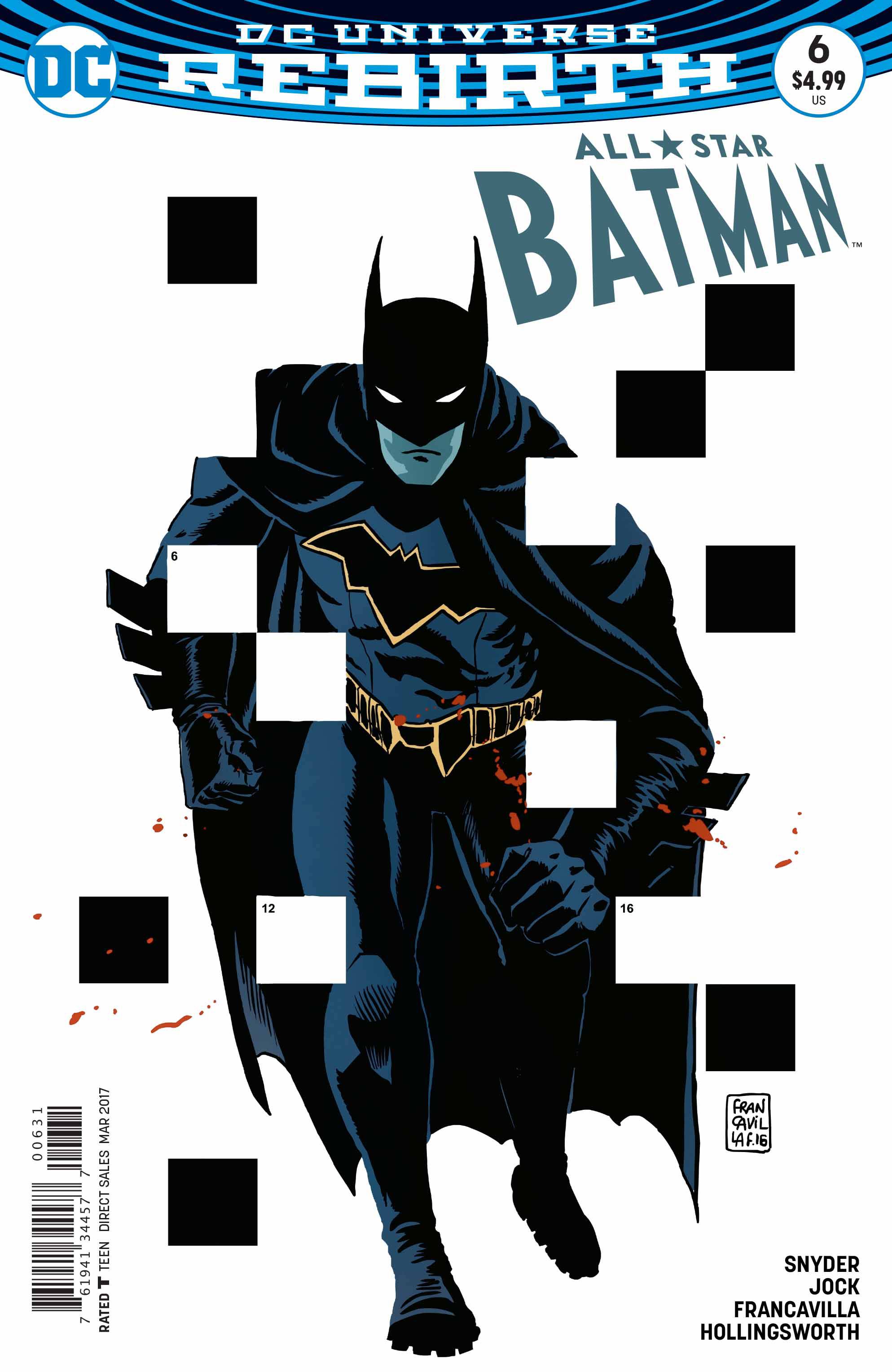 All Star Batman #6 Jock Variant Edition