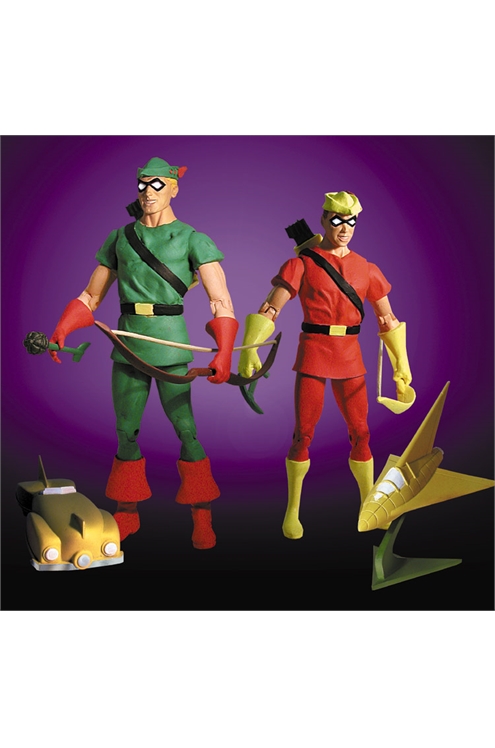 DC Direct Green Arrow & Speedy Deluxe Action Figure Set (2001)