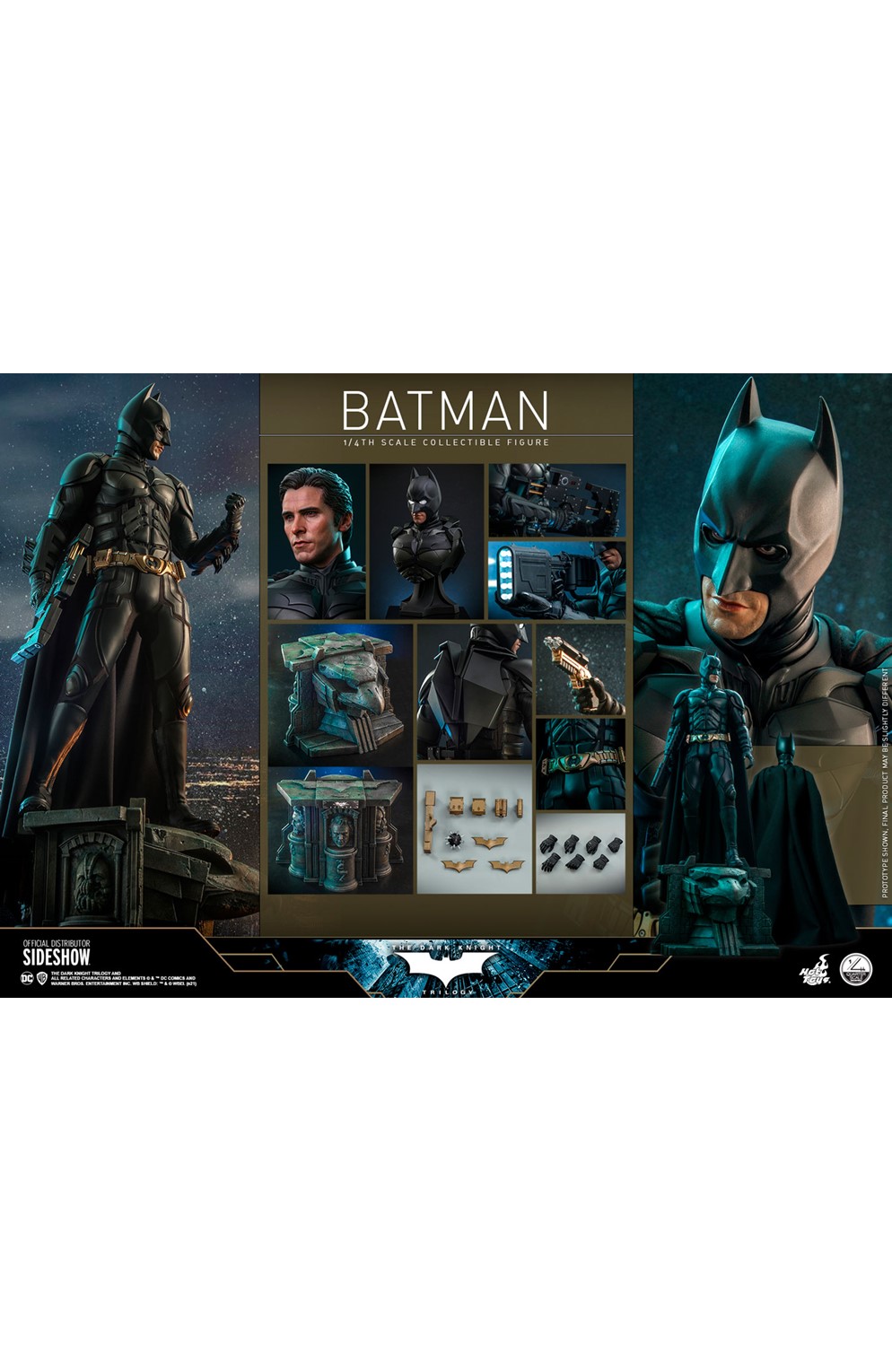 Hot Toys Batman - The Dark Knight Trilogy 1:4 Scale Figure