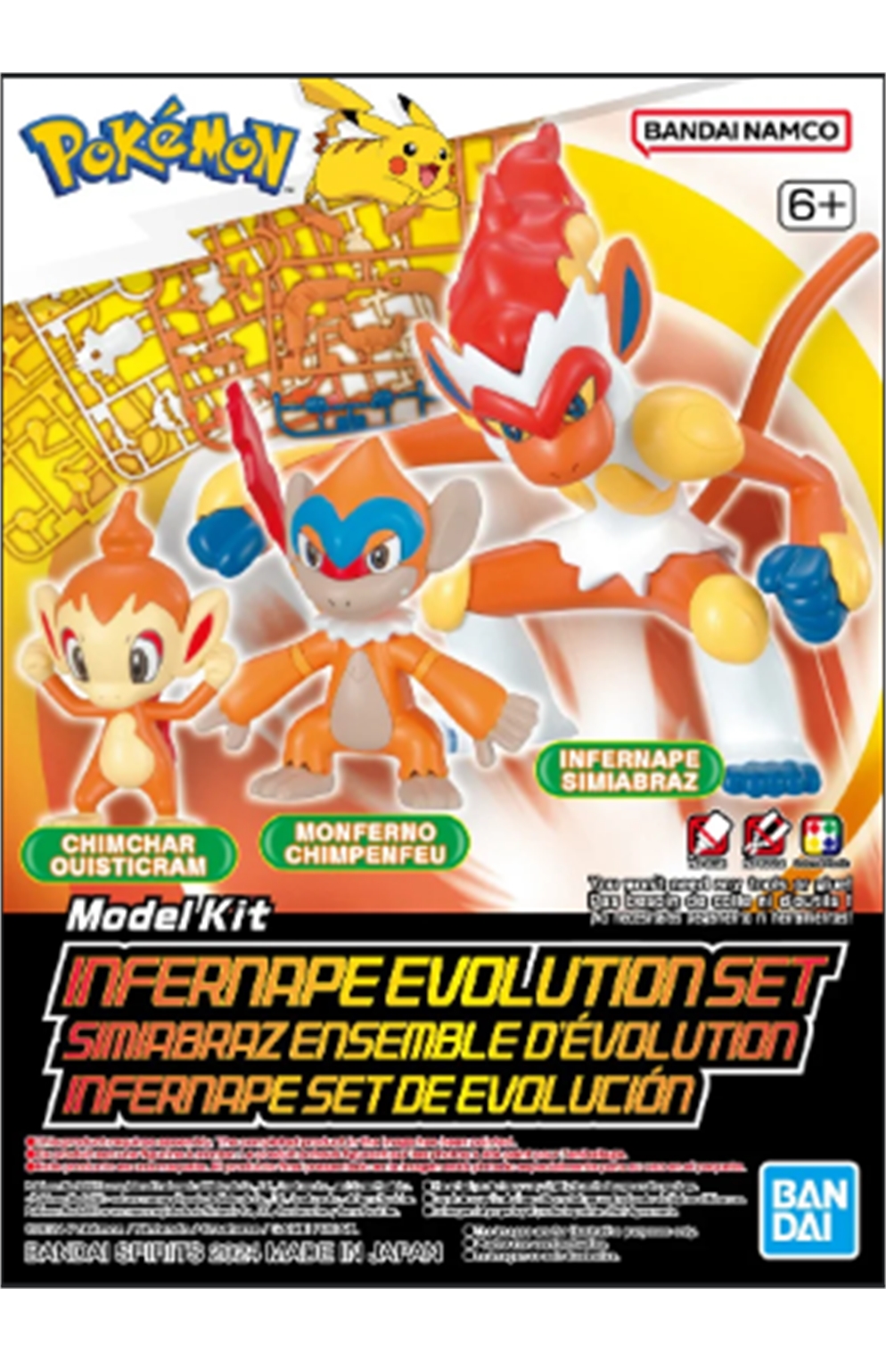 Infernape Evoultion Set Pokemon Model Kit