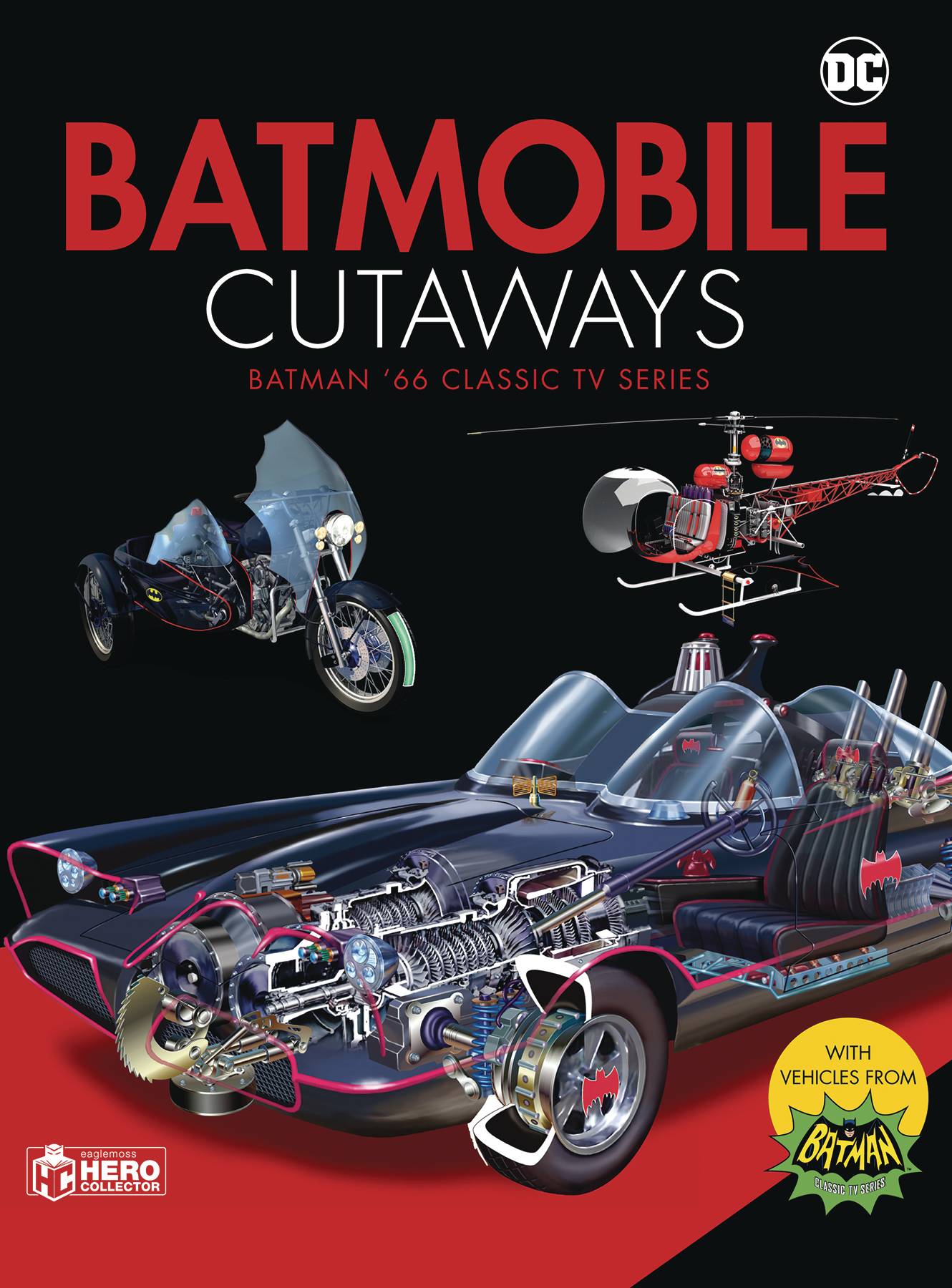 Batmobile Cutaways #1 Classic Batman 66 TV Series With Collectible