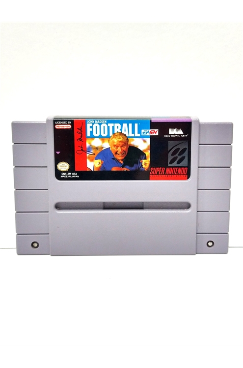 Super Nintendo Snes John Madden Football Cartridge Only (Very Good)