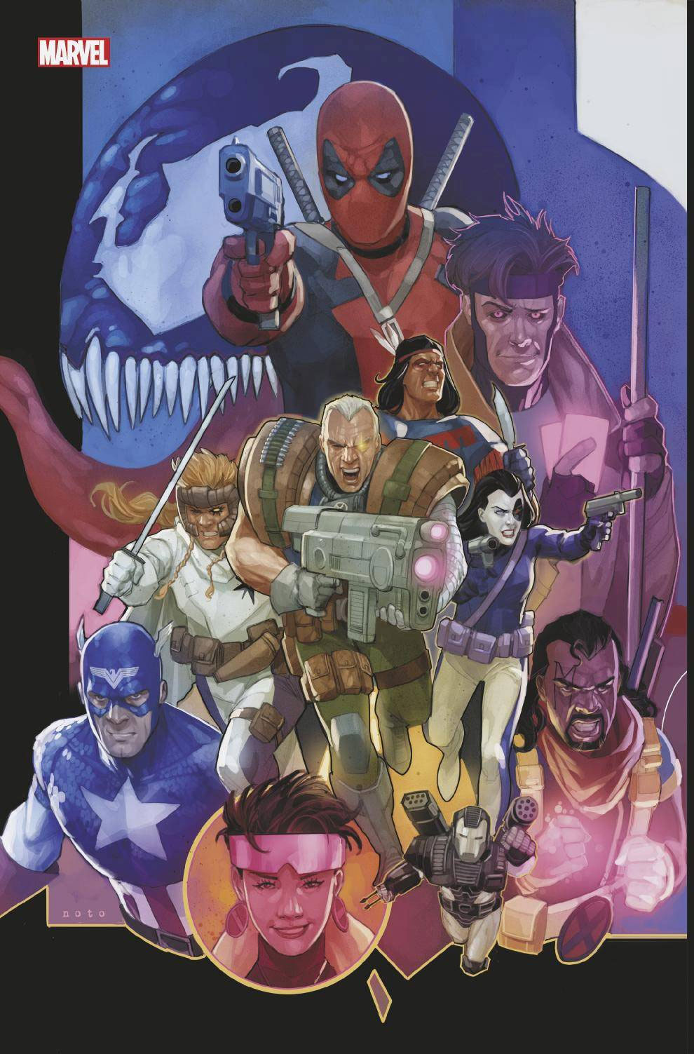 Captain America #7 Noto Marvel 80th Variant (2018)
