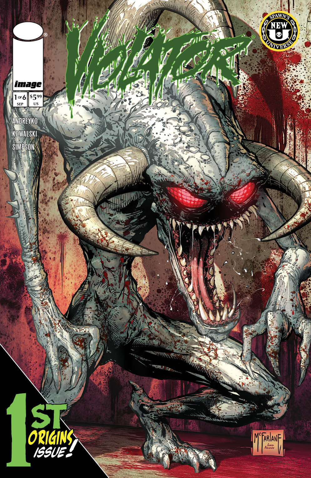 Spawn Violator #1 Cover C Todd McFarlane Variant (Of 6)