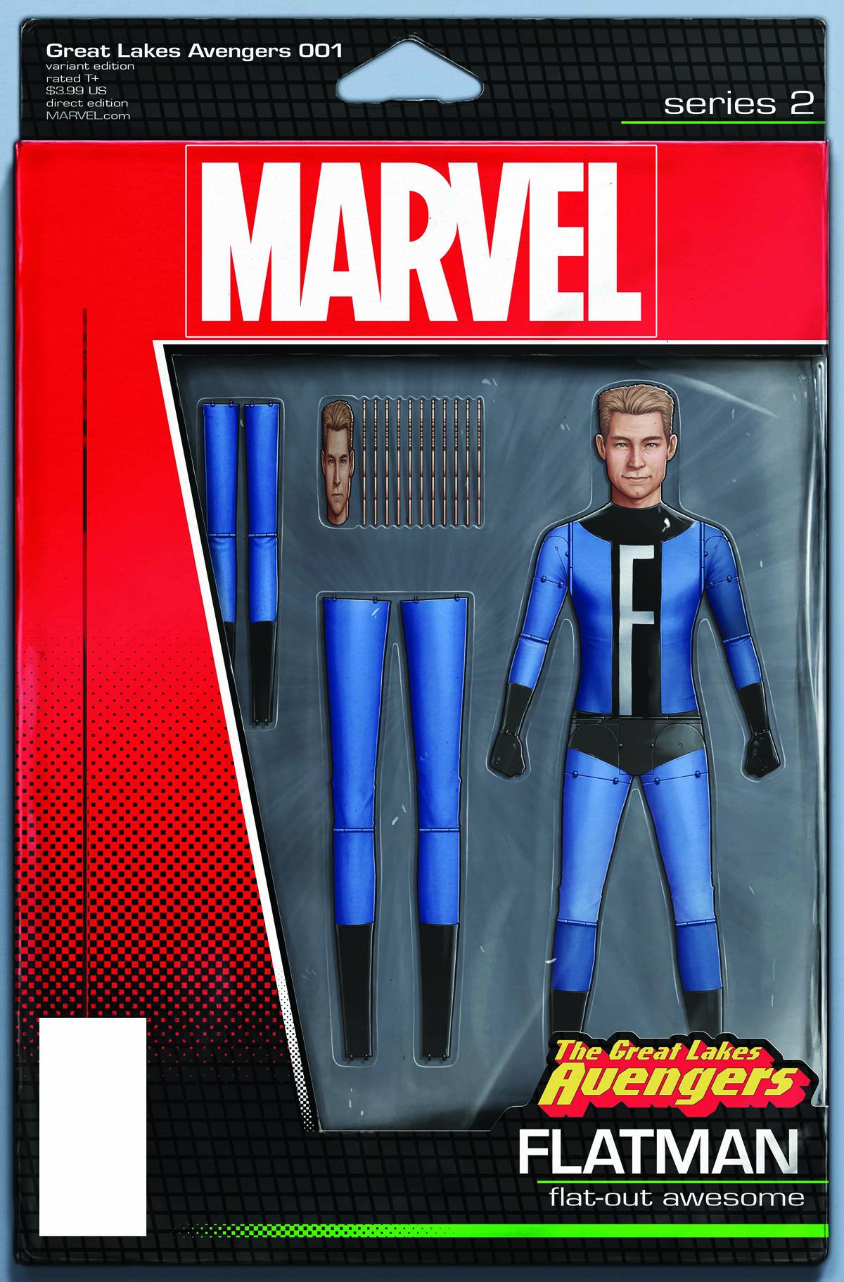 Great Lakes Avengers #1 (Christopher Action Figure Variant) (2016)