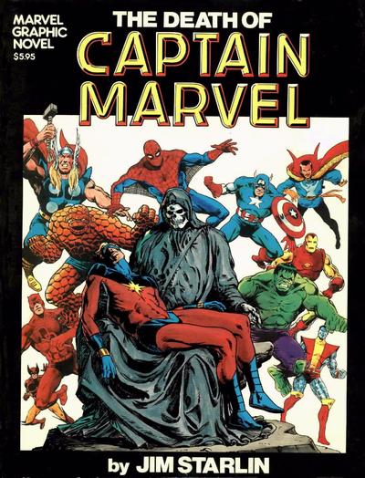 Marvel Graphic Novel #1 The Death of Captain Marvel [First Printing]