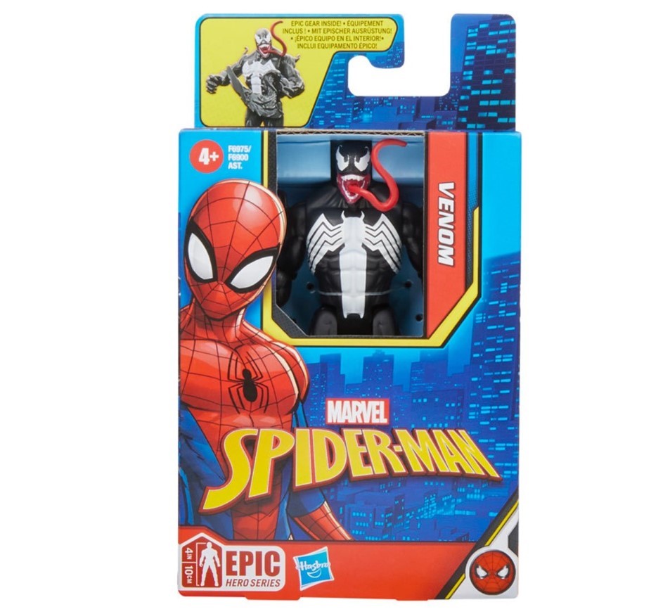 Spider-Man Epic Hero Series 4-Inch Venom Action Figure