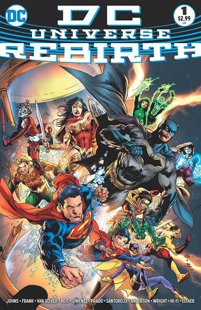 DC Universe Rebirth #1 Midnight Release Variant Edition