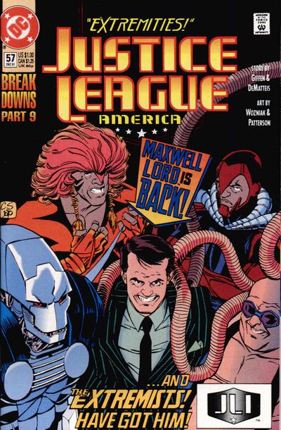 Justice League America #57 [Direct]-Fine (5.5 – 7)