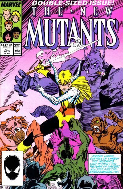 The New Mutants #50 [Direct]-Fine (5.5 – 7)