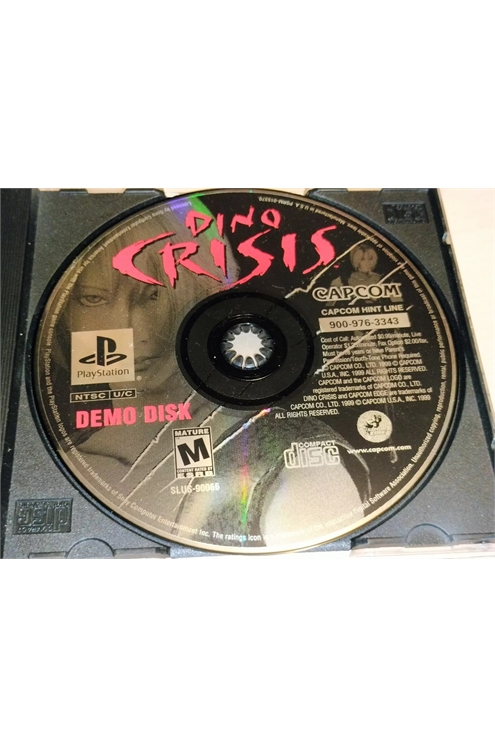 Playstation 1 Ps1 Dino Crisis Demo Disk Pre-Owned