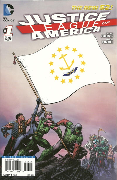 Justice League of America #1 Rhode Island Variant Edition